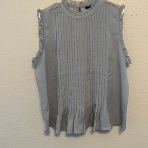 EUC Ann Taylor Ruffle Blouse